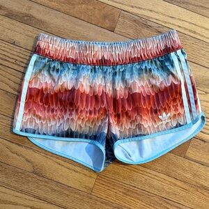 Adidas Women's Feather Pattern Athletic Shorts